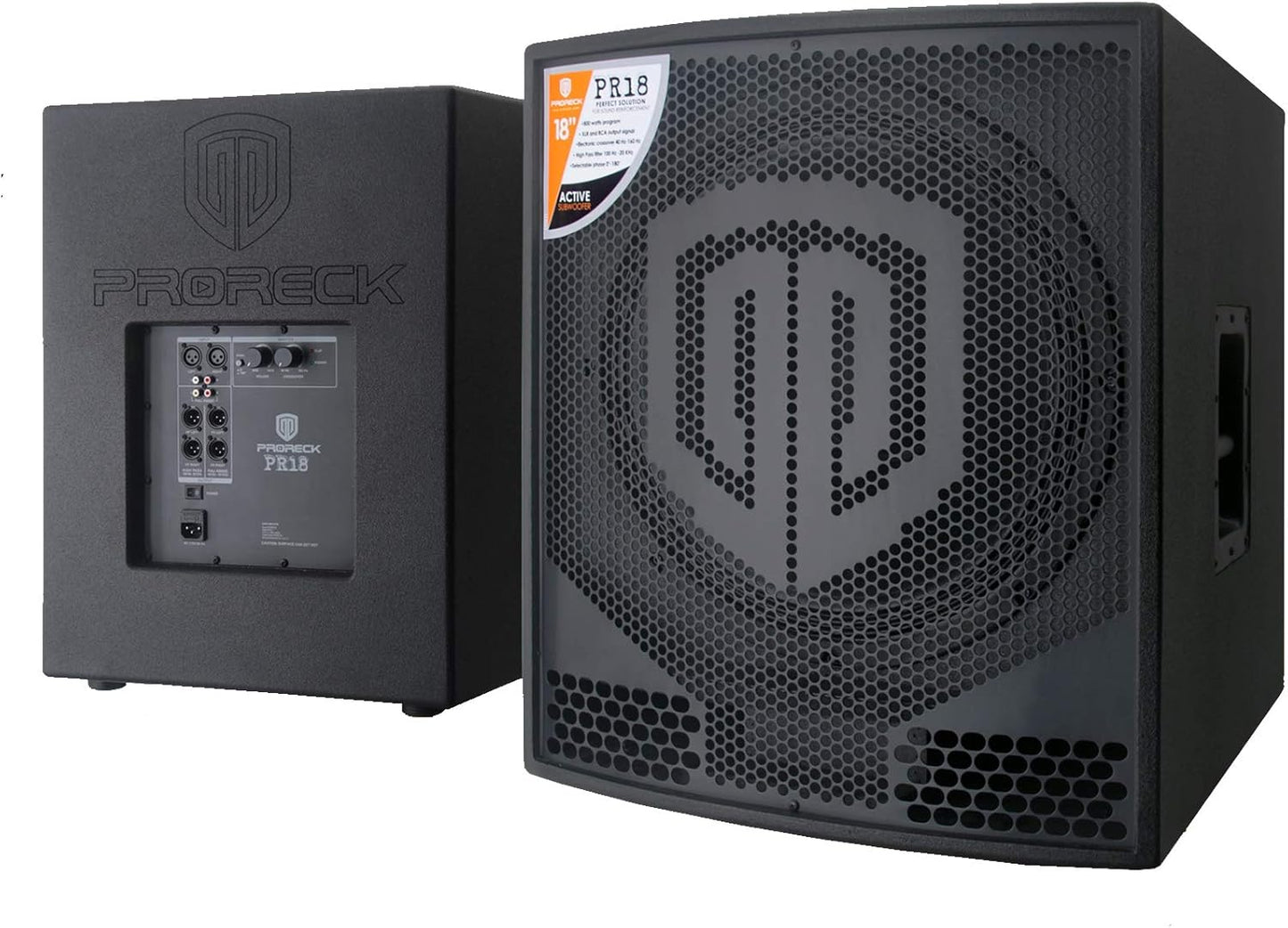 PRORECK PR18 18 inch 2000W Active Powered PA DJ Subwoofer