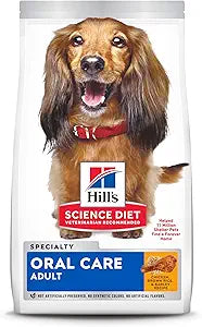 Hill's Science Diet Dry Dog Food for Adult Oral Care 28.5 lb