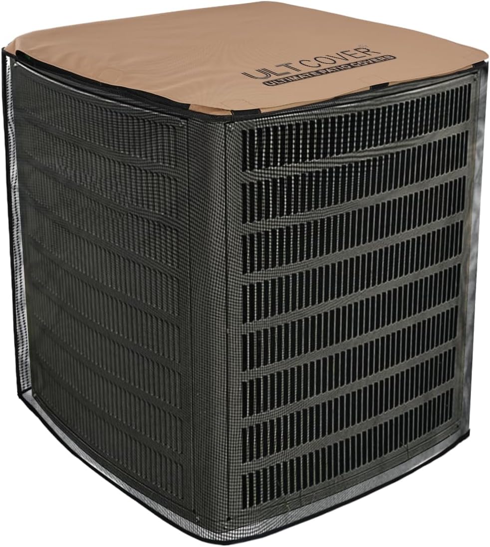 ULTCOVER 2-in-1 AC Defender: All-Season Mesh/Waterproof Cover