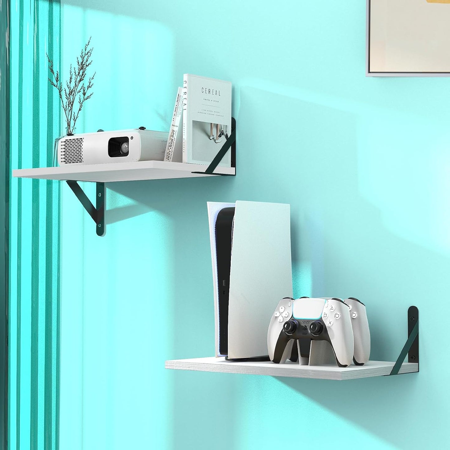 Projector Mount Shelf for Wall - Small Mini Projector Holder
