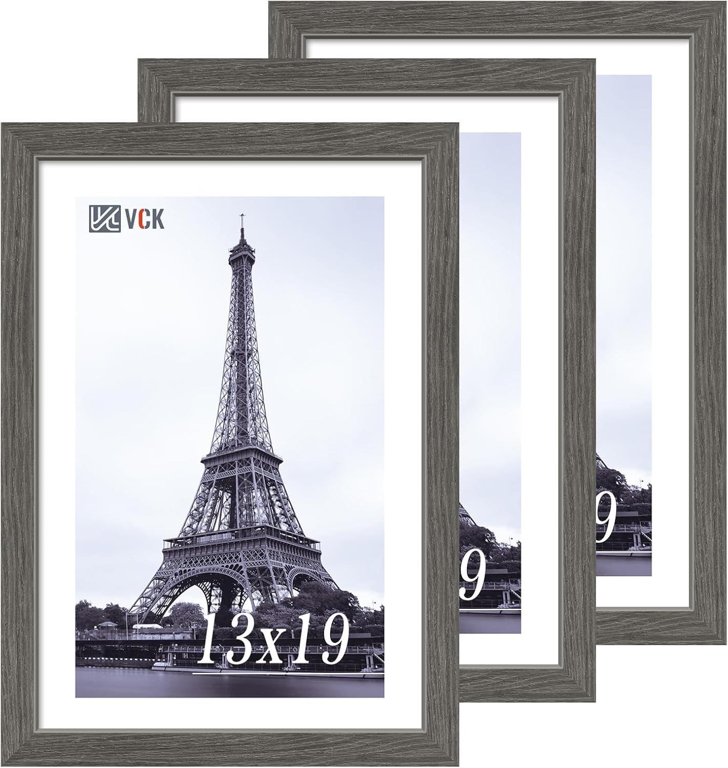 VCK 13x19 Picture Frame Set of 3 for Elegant Wall Display