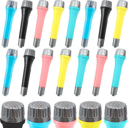 Colorful Fake Toy Microphones for Fun Parties | Plukeen