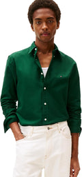 Men's Long Sleeve Oxford Button Down Shirt - Regular Fit by Tommy