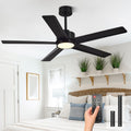 Modern Ceiling Fans with Lights 52in Ceiling Fan with Remote - Quiet