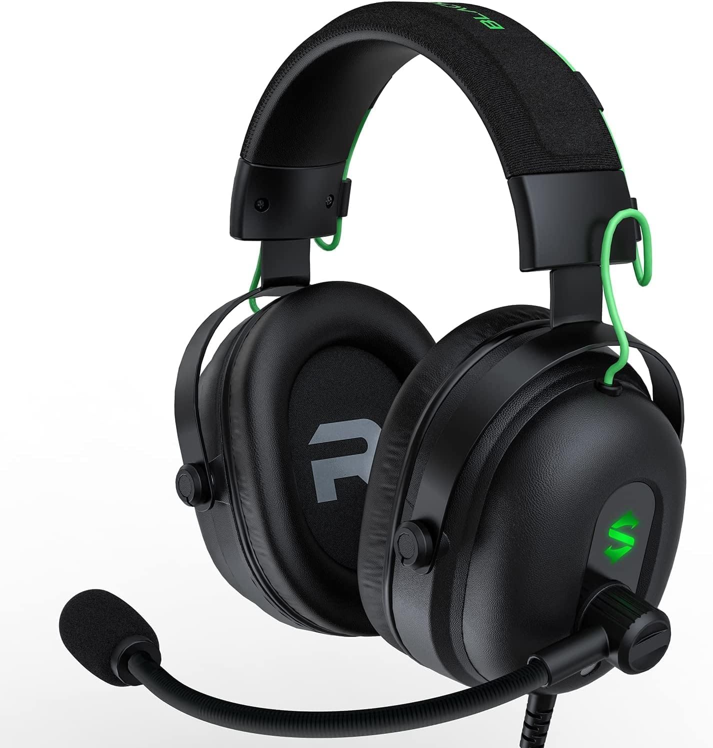 Black Shark Gaming Headset with Noise Canceling Mic for PC & Console