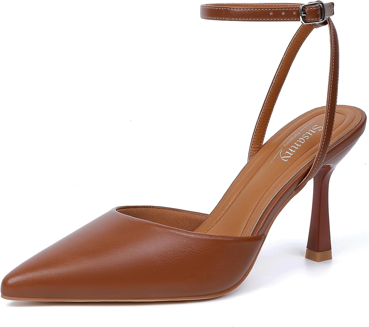 Susanny Heels for Women: Stylish Stiletto Closed Pointed Toe Pumps