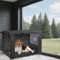 HiCaptain Breathable Dog Crate Cover 24 in - Waterproof, Windproof