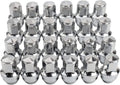 24PCS M14x1.5 Lug Nuts OEM for 2015-2024 F150 - Factory Fit Chrome