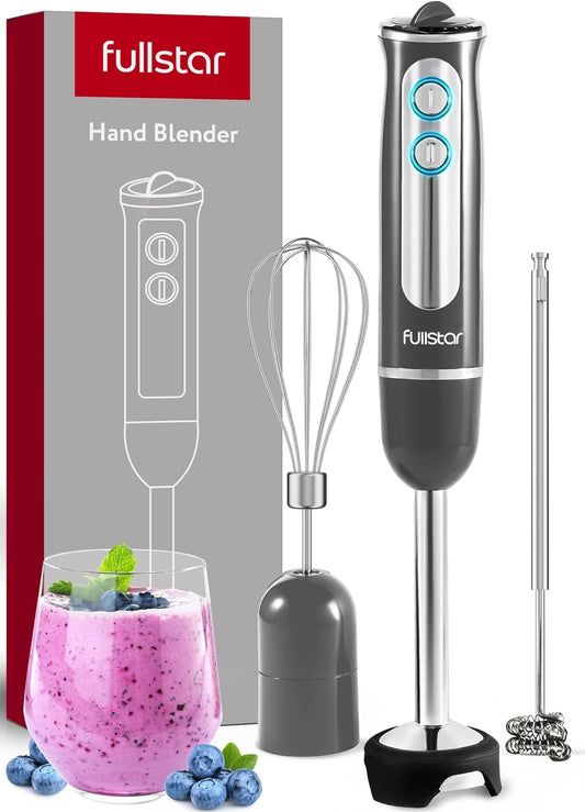9-Speed 500W Immersion Hand Blender Set - Smoothie Ready!