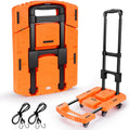 Folding Hand Truck with 6 Wheels - Portable Heavy Duty Dolly