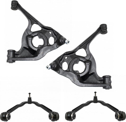 TRQ Control Arm Set for 2003-2014 Chevrolet Express & GMC