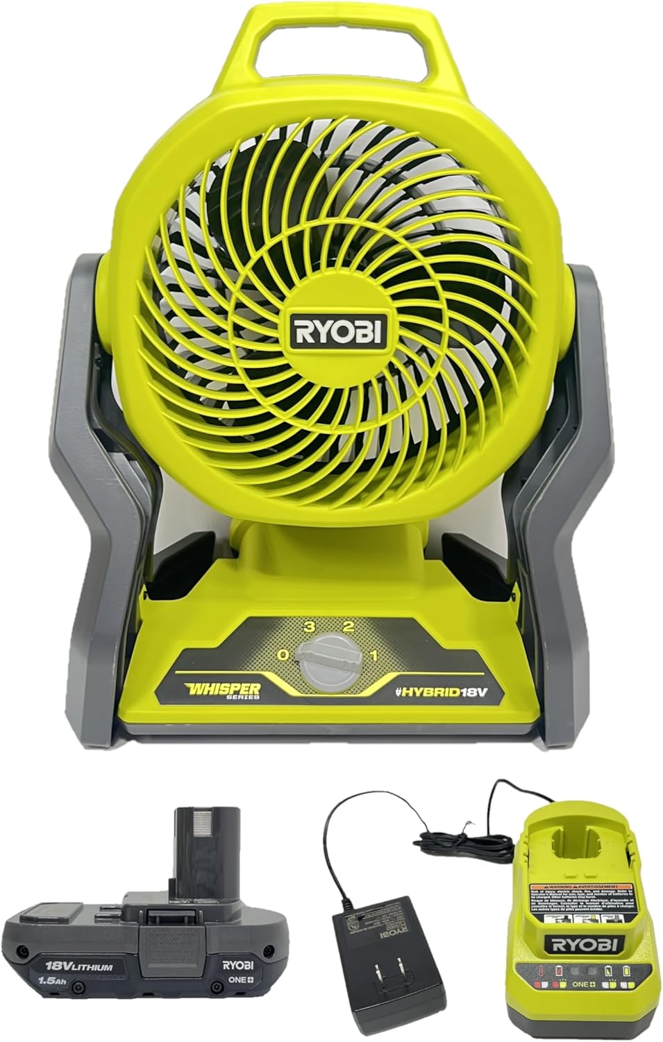 Ryobi Tools 18-Volt Hybrid Portable Fan Kit for Versatile Cooling