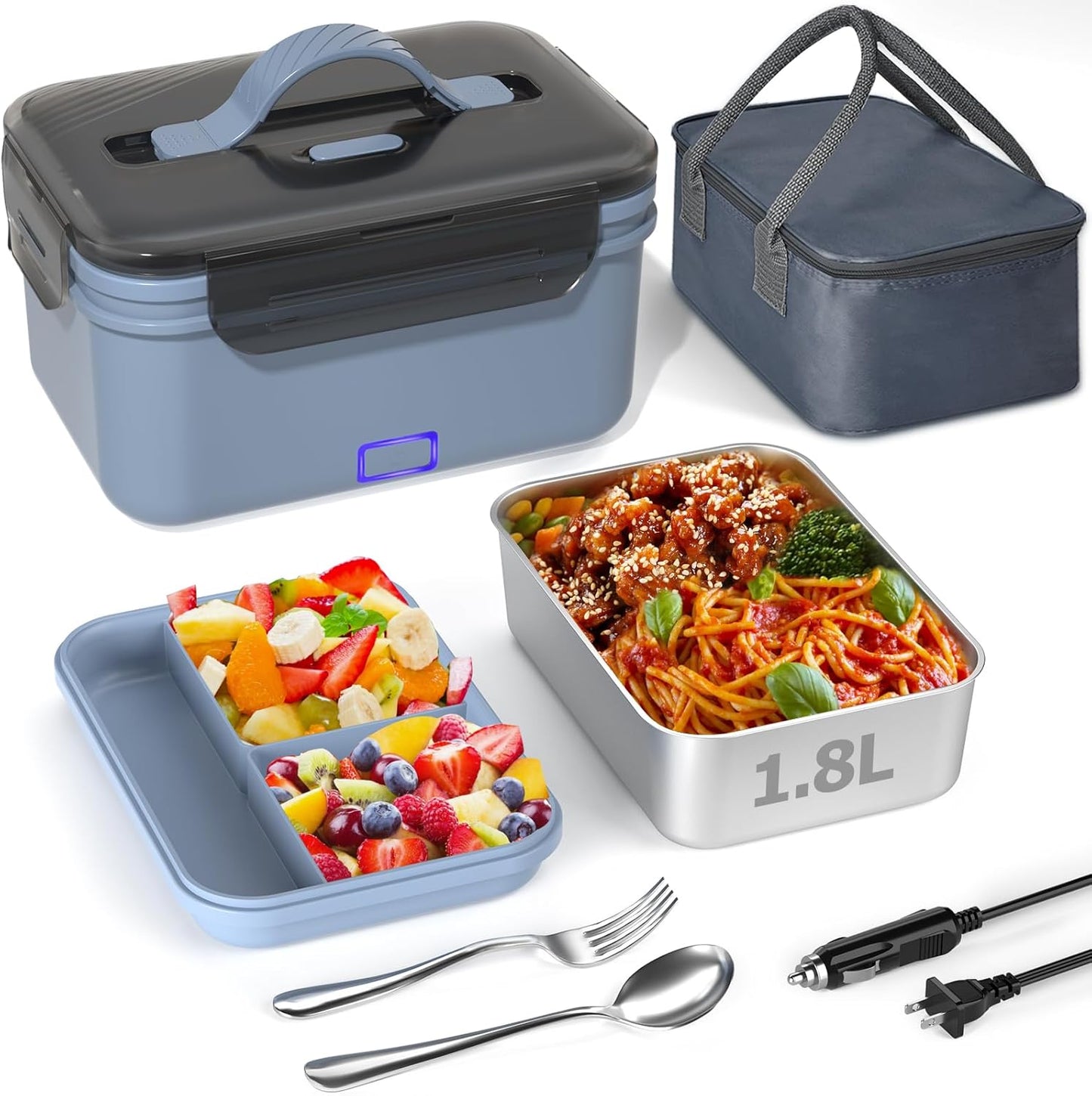 Electric Lunch Box Food Heater for Adults - Portable Warmer