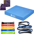 Balance Board and Yoga Strap Set for Stability and Stretching
