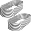 FRIZIONE Tall Galvanized Raised Garden Bed 4x2ft - Deep 16in Planting