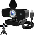Webcam for PC 2K with Noise-Canceling Mic - Clear 120FOV Video
