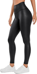 CRZ YOGA High Waisted Faux Leather Leggings - Luxe Comfort!