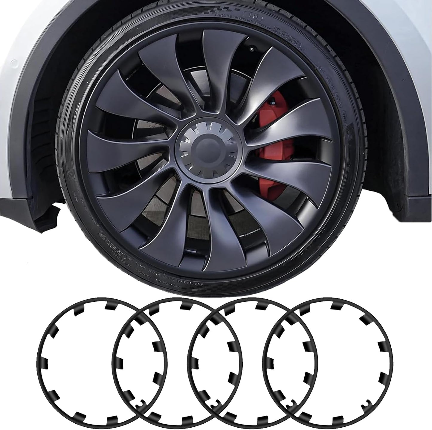 Wheel Rim Protector for Tesla Model Y 21 Inch Uberturbine Wheels
