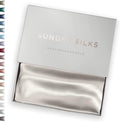 SUNDAYSILKS Premium Silk Pillow Case Queen Size - Soft, Cooling
