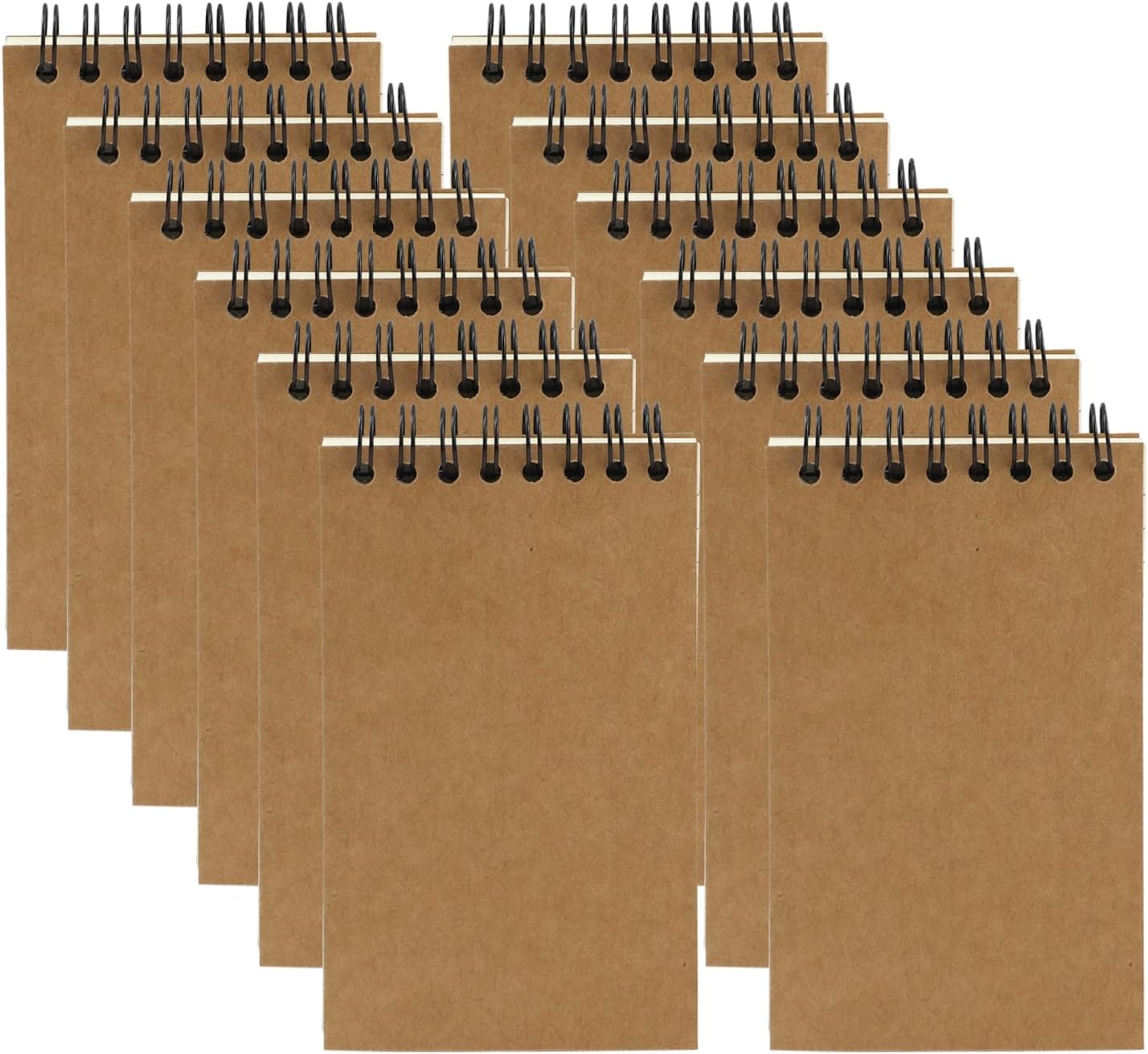 12 Pack Mini Spiral Notebooks - Perfect for On-the-Go Notes!