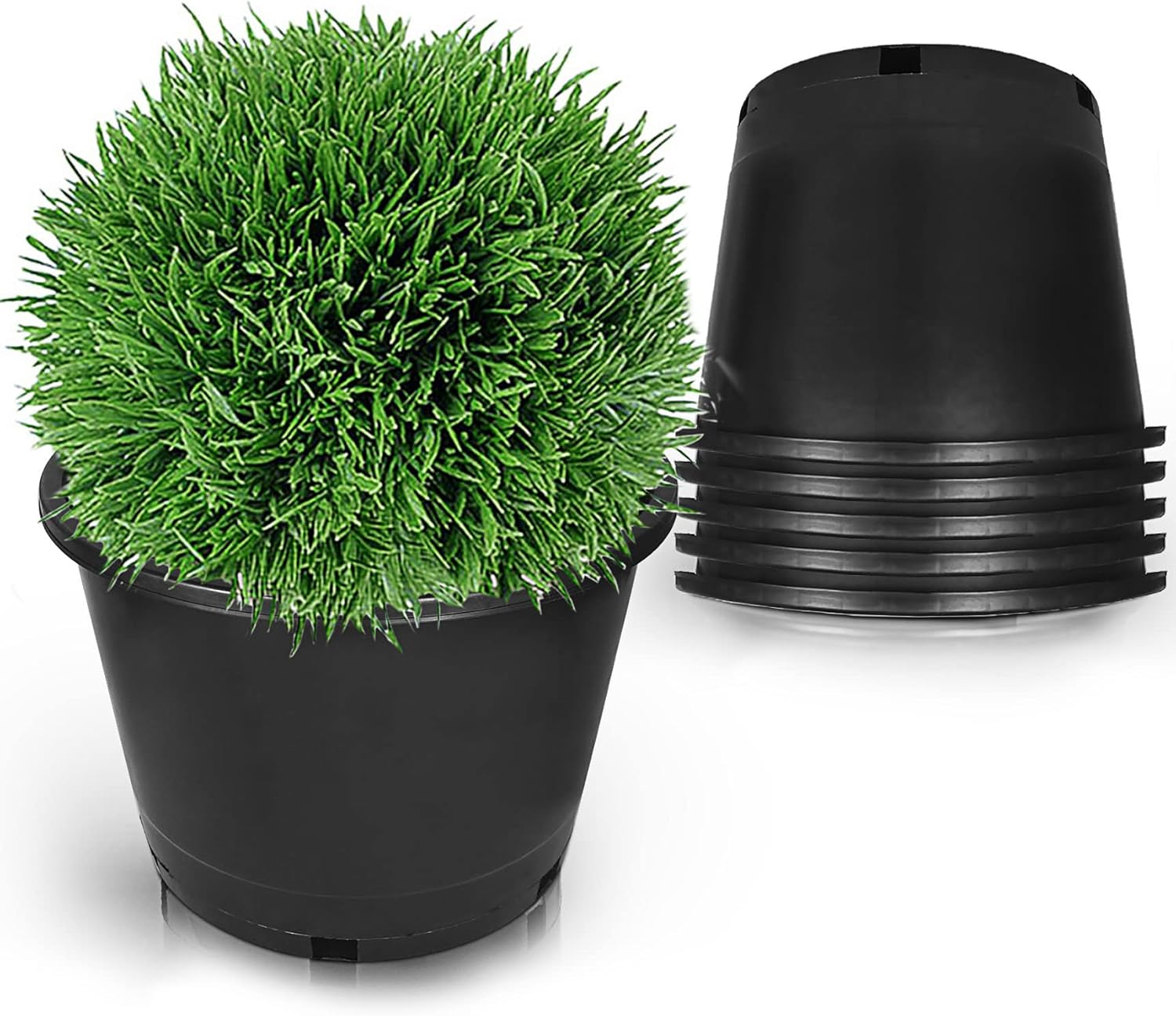 10-Pack Planter Nursery Pots for Indoor Outdoor Gardening Use