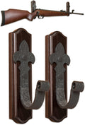 Gun Rack for Wall Horizontal Gun Wall Mount - Stylish Hardwood