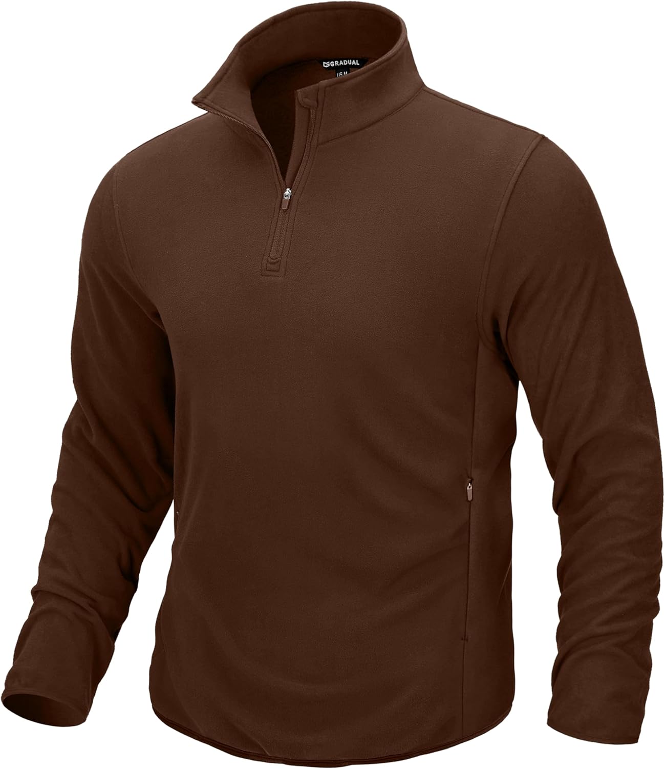 G Gradual Mens Quarter Zip Pullover Fleece for Winter Sports
