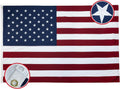 Bradford Cotton American Flag 5x8 ft - Heavyweight Embroidered Cloth