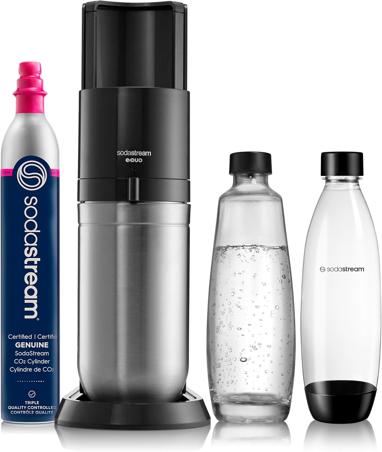 SodaStream E-Duo Sparkling Water Maker - Effortless Fizz