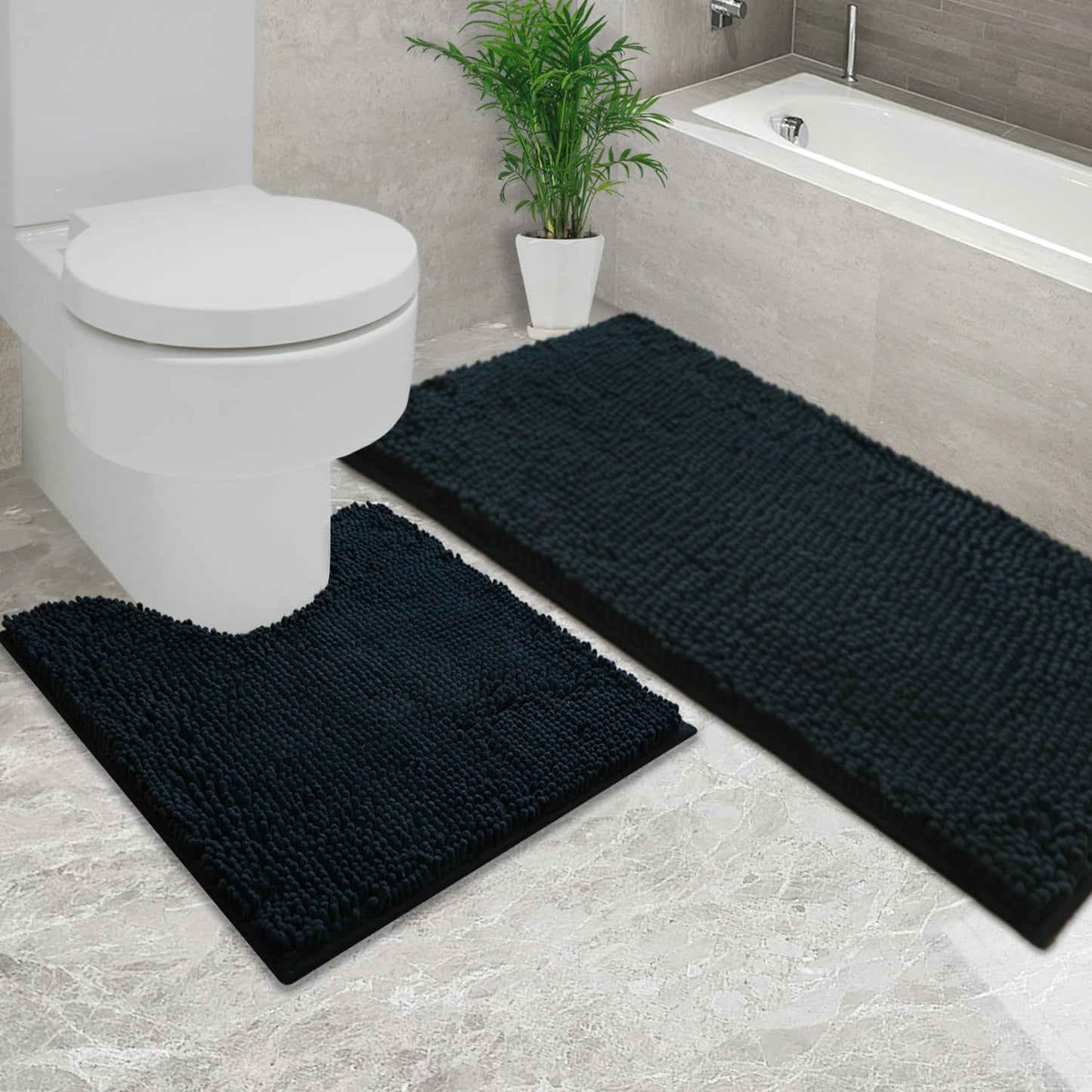 Super Absorbent Bathroom Rugs Sets 2 Piece for Ultimate Comfort