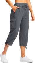 Soothfeel Women's Cargo Capris Pants - Lightweight Quick (Style X4YX)