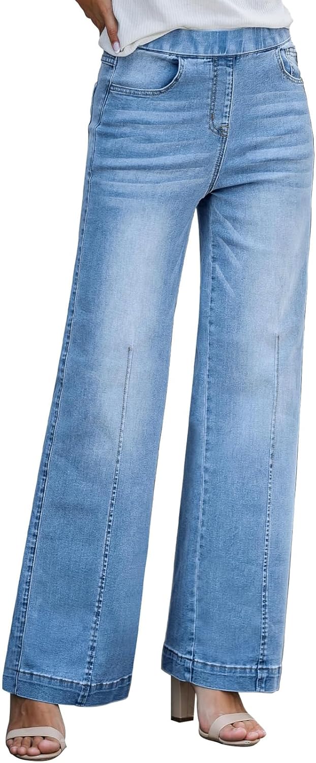 BestGirl Women's Baggy Jeans for a Stylish Y2K Look