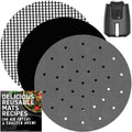 Round Reusable Air Fryer Liners - No More Parchment Paper Mess!