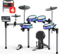 Donner BackBeat Electric Drum Set with 7-in Touchscreen - Smart