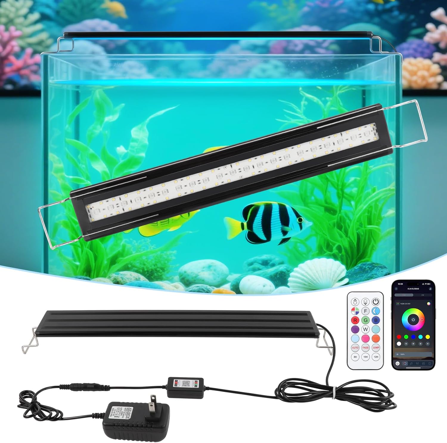 Full Spectrum Aquarium Light for Plants Growth and Fish Care