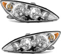 Headlights Assembly for Toyota Camry 2005-2006 with Chrome Housing