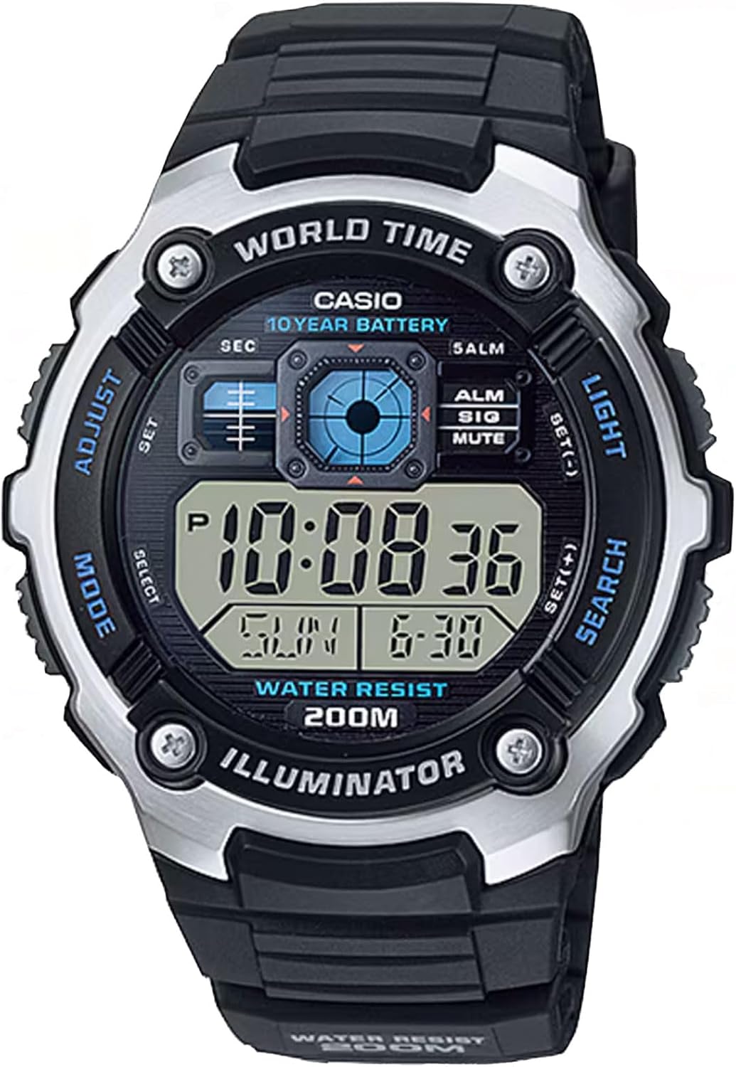 Casio Men's Digital Sport Watch: Multi-Functional Style