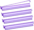 Mahjong Racks with Pushers Set 4PCS Majiang Tile Holder - Deep Purple