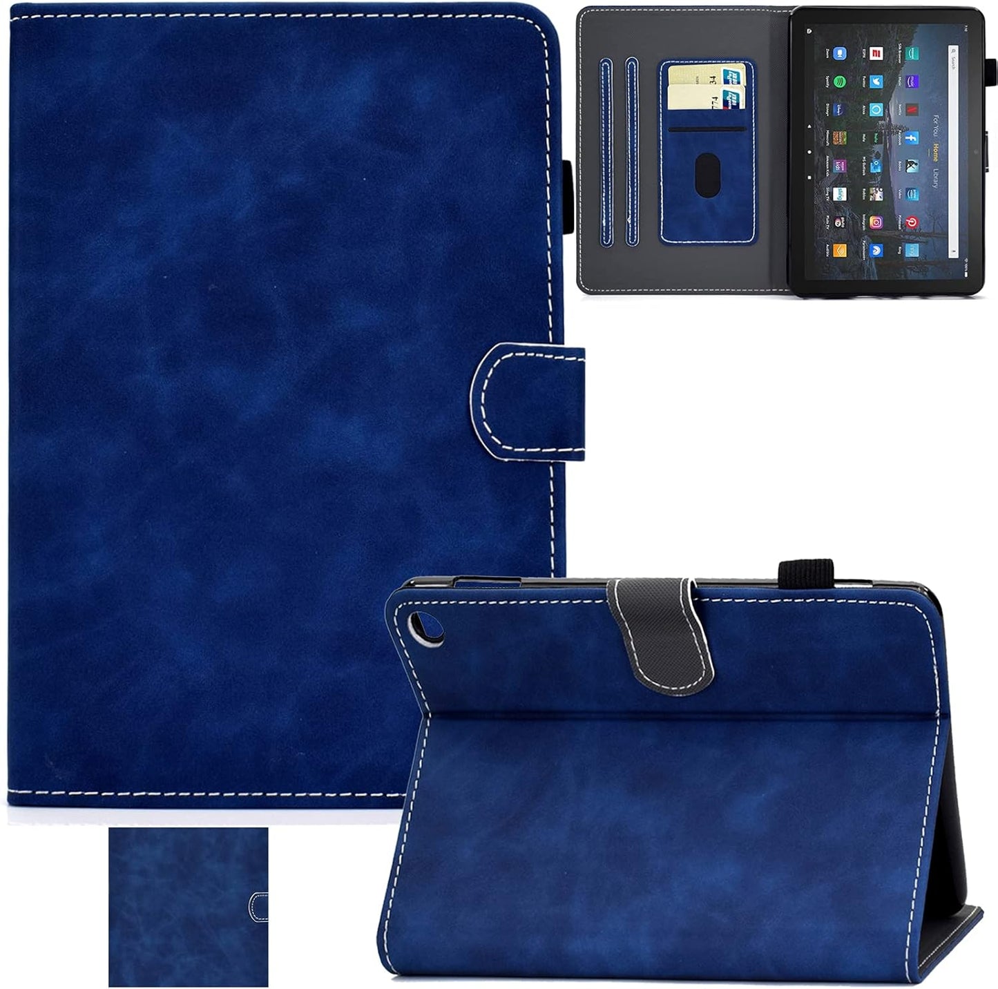 REASUN Case for Kindle Fire HD10 2021 - Multi-Angle Stand