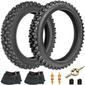 60/100-14 & 80/100-12 Tire and Inner Tube Set - Pit Bike Fitment