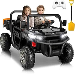 Hikole 24V Ride on Dump Truck for Kids with Music and Lights