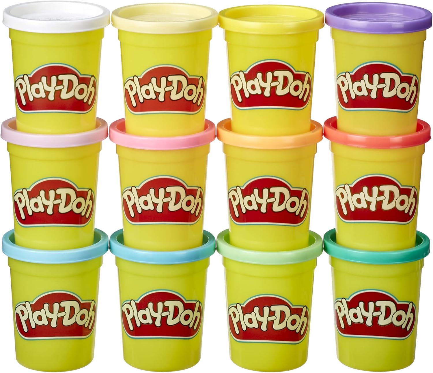 Play-Doh Pastel Colors 12-Pack - Creative Fun for Kids!