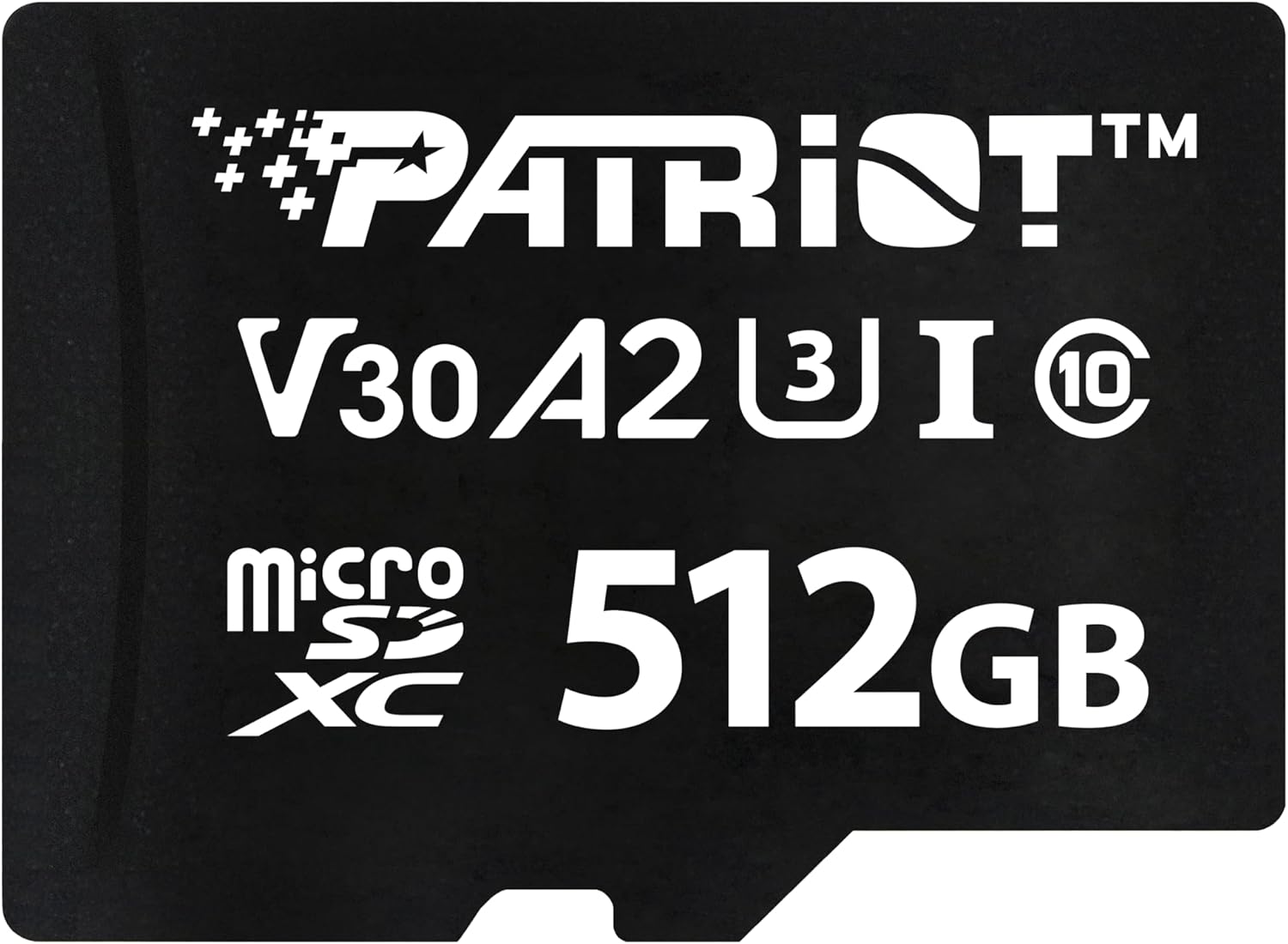 512GB Patriot Memory Micro SDXC V30 - Reliable 4K UHD
