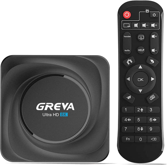 GREVA 8K Android TV Box: Fast Streaming