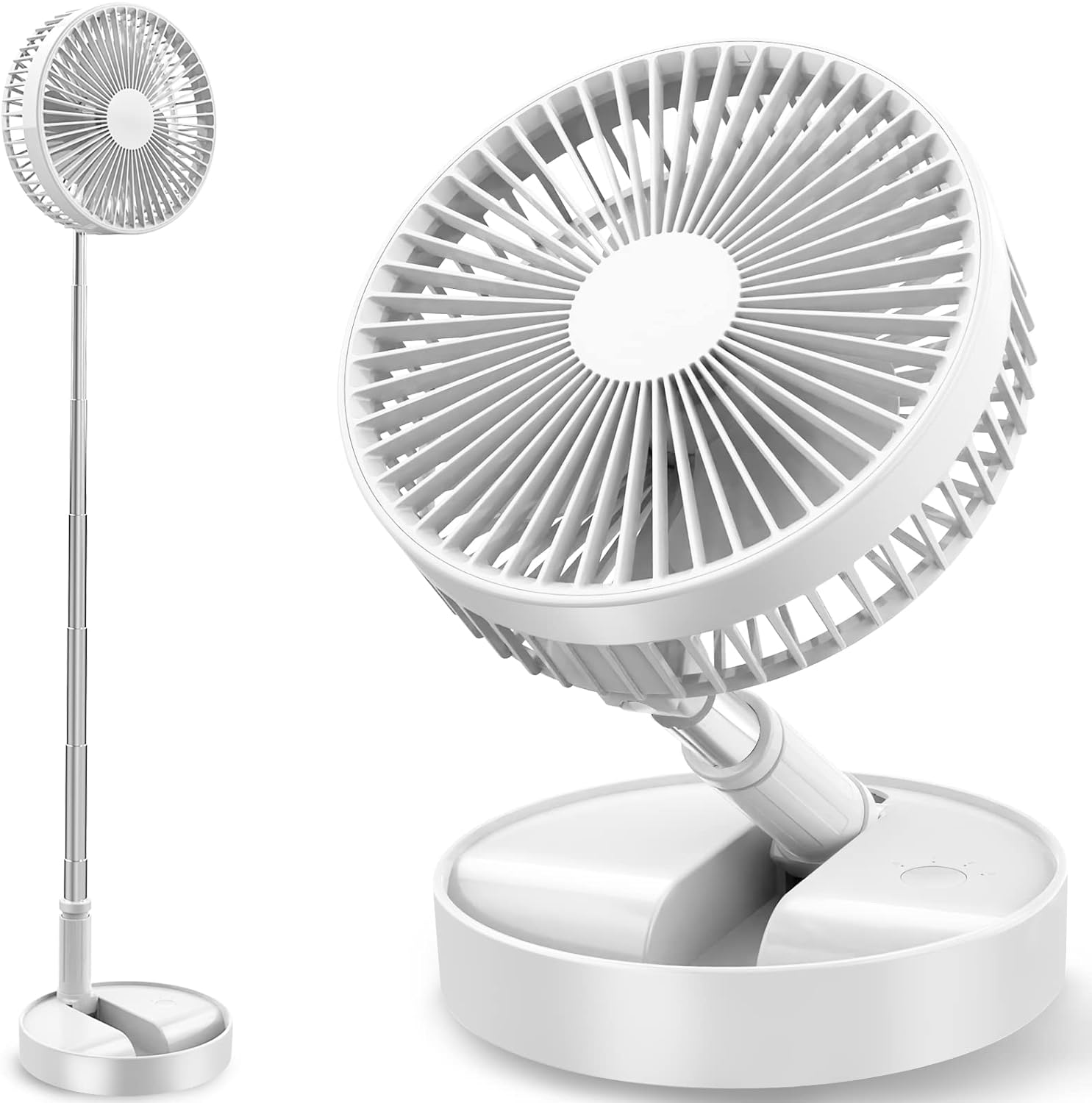 Portable Rechargeable Fan with 7200mAh Battery - QUALORI