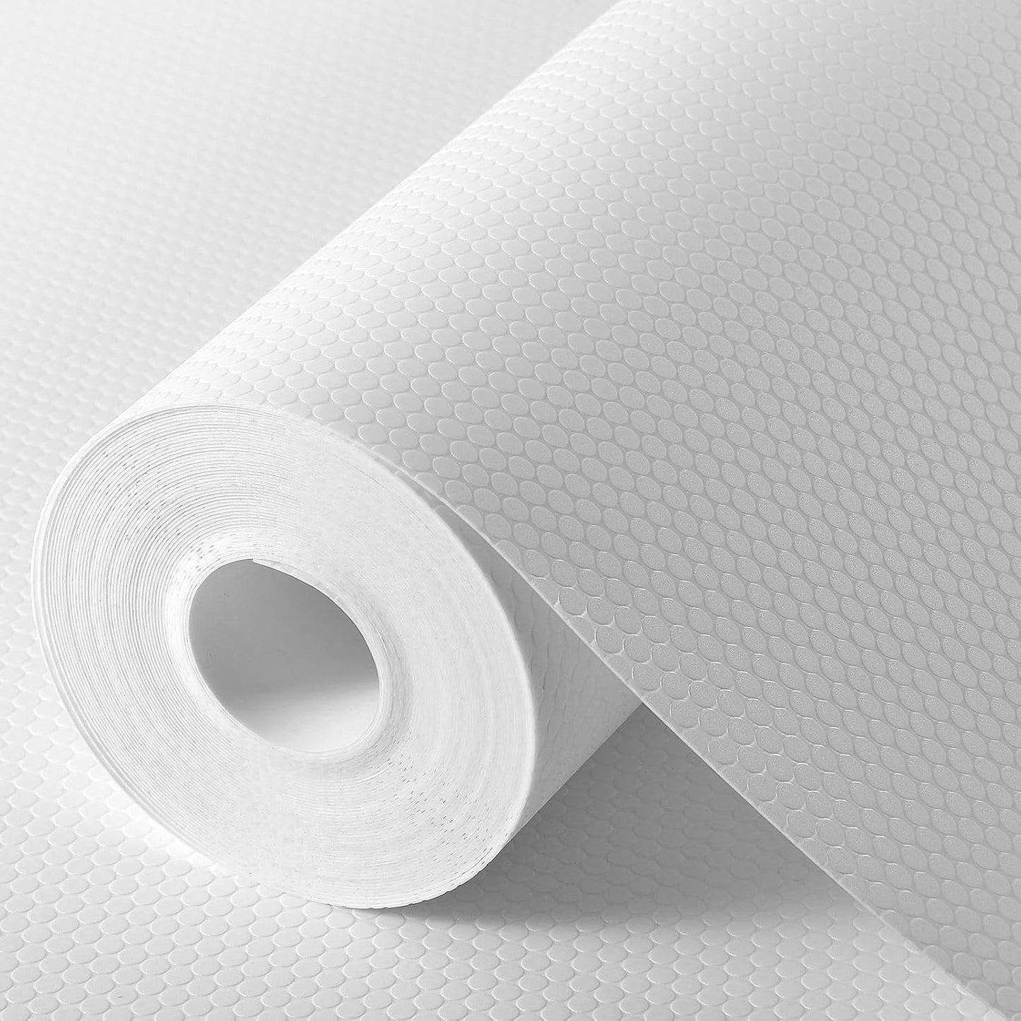 White Shelf Liners for Kitchen Cabinets Non Adhesive Waterproof