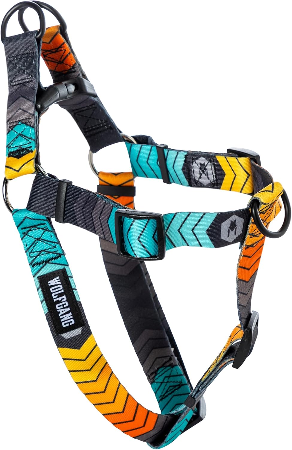 Wolfgang Heavy Duty Adjustable Dog Harness for Strong Dogs