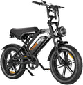 Moped Style 1500W/2000W Electric Bike 30mph/33mph - Retro Fat Tire