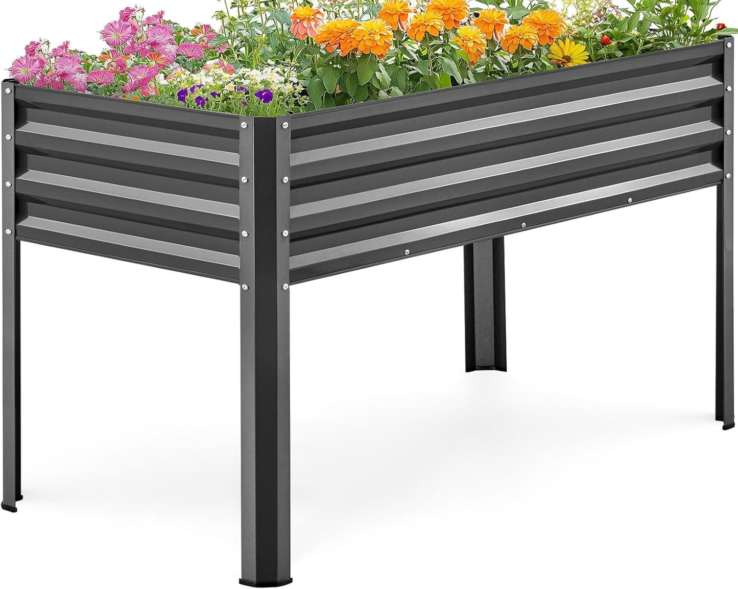KING BIRD Large Raised Garden Bed with Legs for Easy Gardening