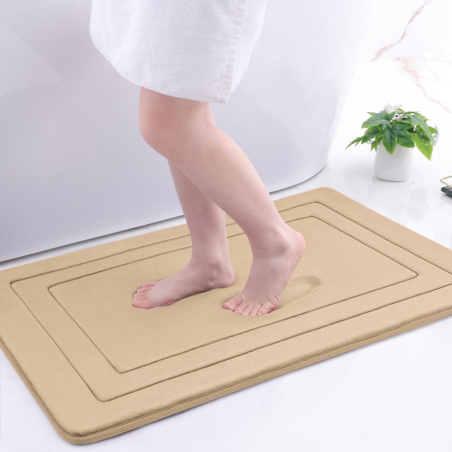 Arotive Memory Foam Bathroom Rug Mat 36x24, Ultra Soft Comfort